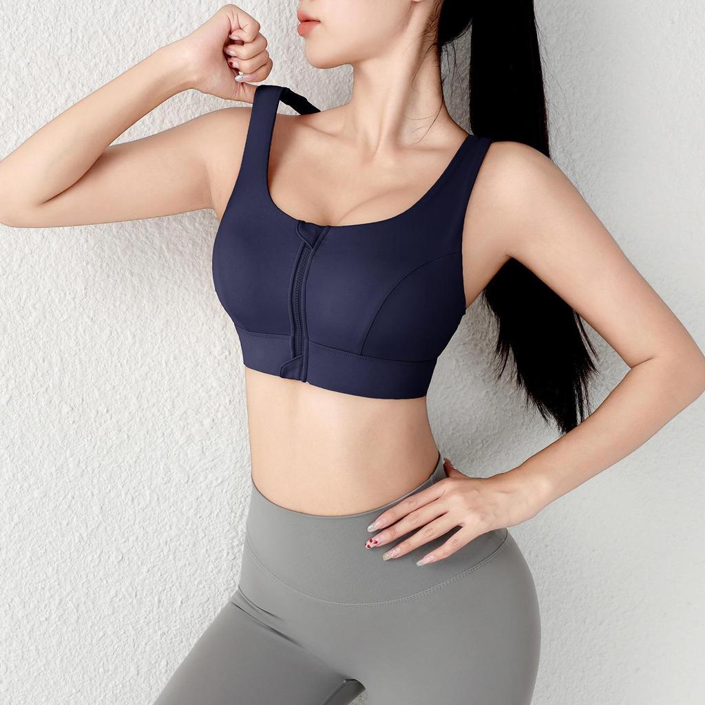 High-Impact Plus-Size Sports Bra for Women - Shockproof, Anti-Sag, Quick-Drying Yoga & Running Top