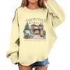 Children's Fashionable Casual Long-sleeved Loose Christmas Print Pullover Sweatshirt