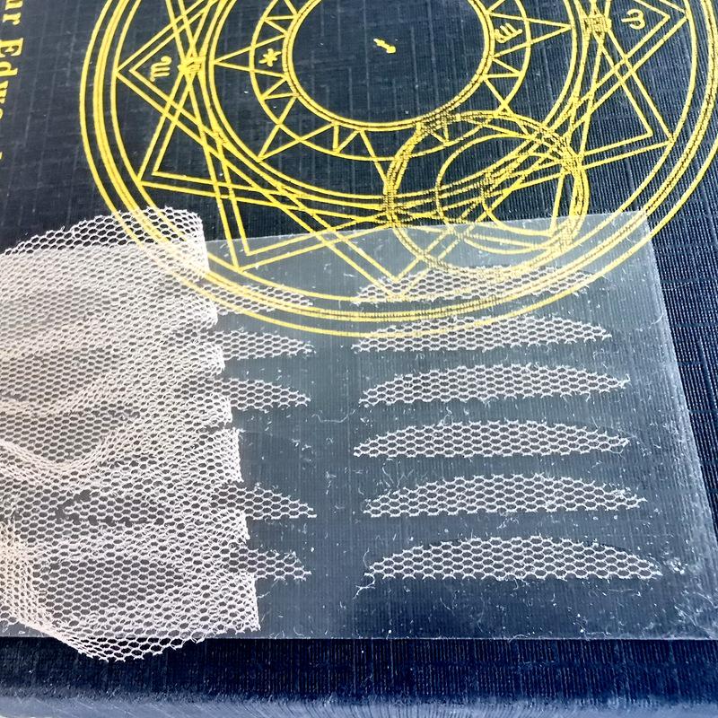 

Invisible Lace Double Eyelid Stickers - Mesh Design, 24 Stickers (12 Pairs) for Beautiful Eyes.