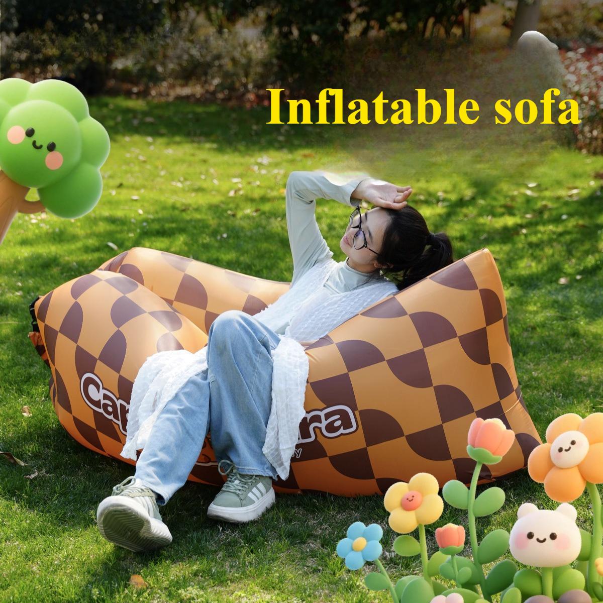 Portable inflatable sofa, inflatable bed for children, family fun and quality time