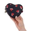 Artisan & Artist Small Makeup Pouch, Heart-Shaped, Dazzling Heart, 4OP-DH931