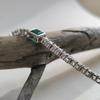 Серебряный браслет с натуральным агатом 9.408ct, вес изделия 11,99 гр (2205661)