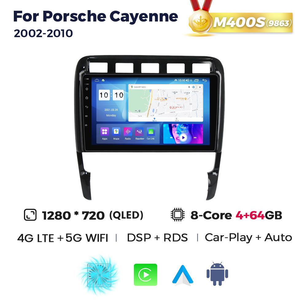 NaviFly Android Auto Stereo Carplay for Porsche Cayenne 1 2002-2010 5G WIFI Car Radio Head Unit Multimedia System 9" HD Screen