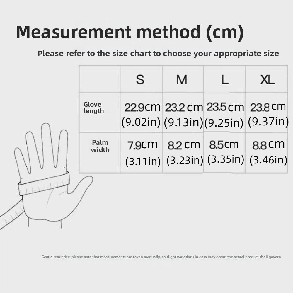 Anti Loss Thick Cycling Gloves Lock Buckle Warm Outdoor Gloves Winter Cycling Gloves  Outdoor