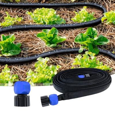 PVC-Sickerschlauch Gartenschlauch Flexibler Flacher Bewässerungsschlauch Gemü sefeld Wassersparendes Tropfbewässerungssystem Sickwasserband