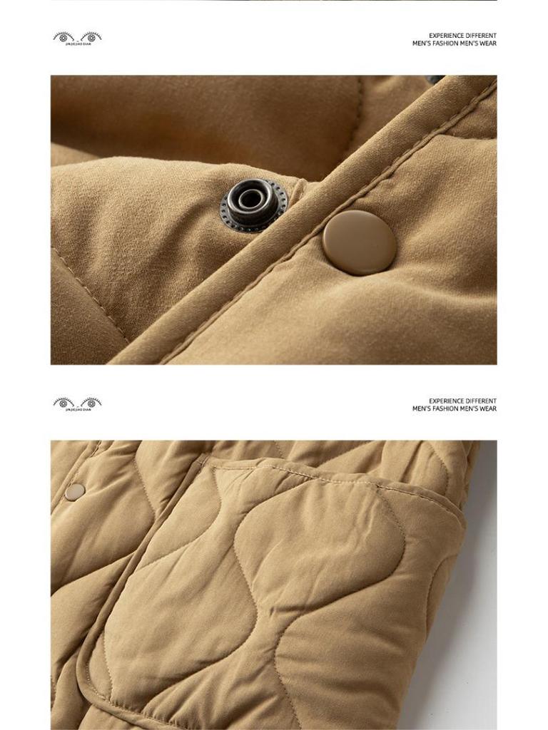 Men's American Casual Retro M65 Quilted Liner Jacket - Padded Autumn/Winter Hunting and Workwear Outerwear