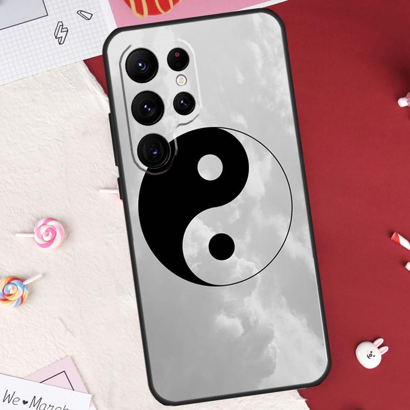 Eight Diagrams Taiji Yin Yang Case For Samsung Galaxy S25 FE S23 FE S20 S21 S22 S24 S25 S26 Ultra S10 S25 Plus Cover Shell
