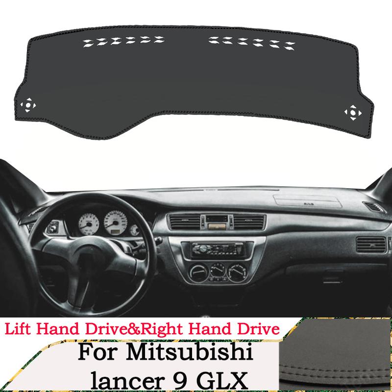 quality leather instrument panel protection pad and light-proof pad for Mitsubishi lancer 9 GLX Left right car accessories