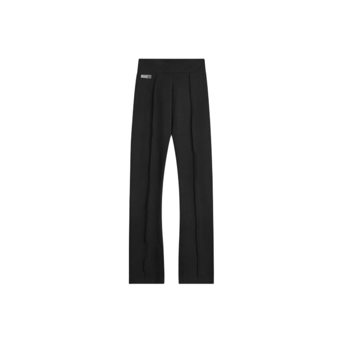 

Puma X Rosé Collaboration Comfortable Versatile Simple Fashion Casual Split Flared Pants Men Pants Black 635156_01 S