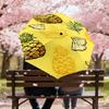 1pc Pineapple Fruit Automatic Open/Close Umbrella Compact Folding Umbrella with 8-Rib Shaft for Women/Men, Elegant Birthday1139S