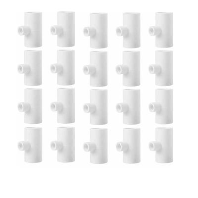 20PCS 1/2" PVC Tee Automatic Poultry Waterer Drinker Cups Chicken Water Nipples