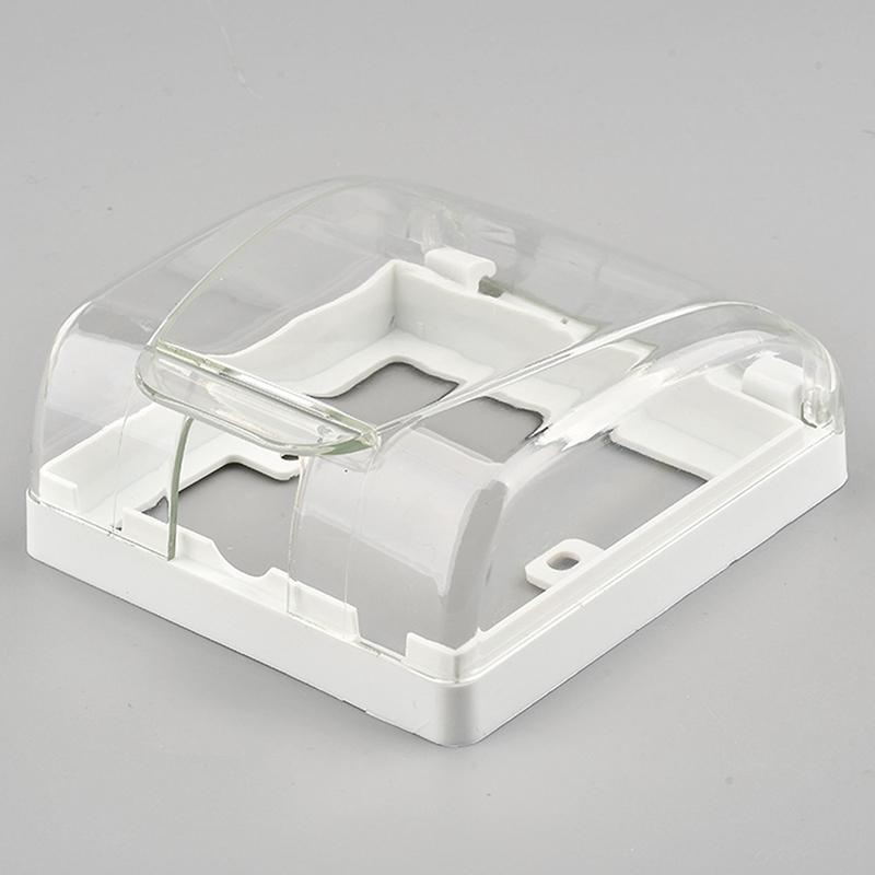 1Pc 86 Tipo de tomada externa à prova d'água Caixa de plugue elétrico Capa à prova de chuva para carregamento Pilha Soquete Interruptor Capa de proteção