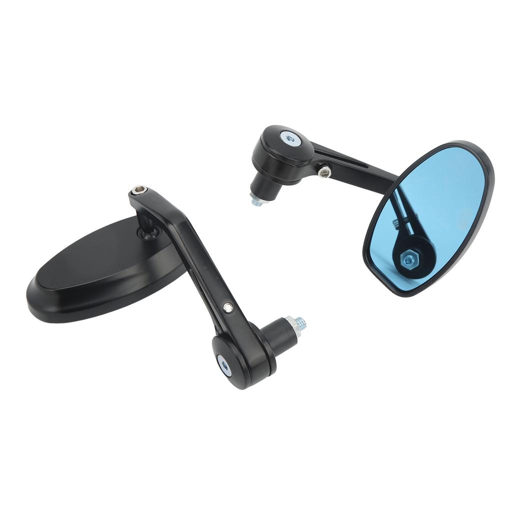 1 Pair 78in Motorcycle Rearview Mirrors Universal Handle Bar End Side Mirror Replacement for