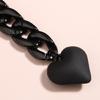 Valentine's Heart Shaped Keychains Wedding Party Gifts Plastic Heart Keychains