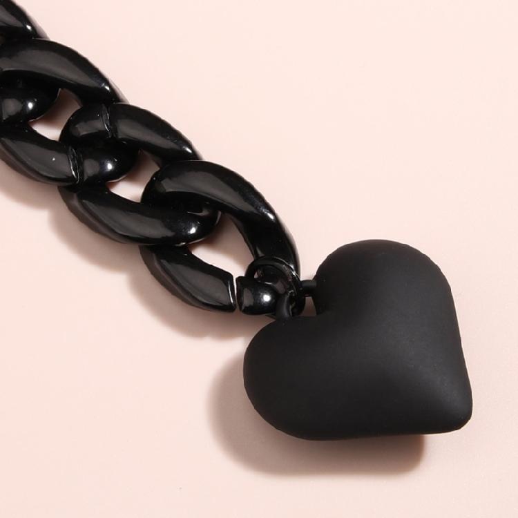 Valentine's Heart Shaped Keychains Wedding Party Gifts Plastic Heart Keychains