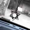 XP Design Car Accessory Rearview Mirror Hanging Decoration (Pentagram, Silver)