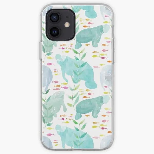 

Lazy Manatees Iphone Tough Case Phone Case Customizable for iPhone 11 12 13 14 Pro Max Mini 6 6S 7 8 Plus X XS XR Max Cover iPhone 16 Pro