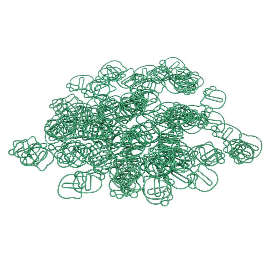 100ks KT sponky na papír pro kočky Kovové sponky do záložek Roztomilé multifunkční sponky na papír pro studenty O