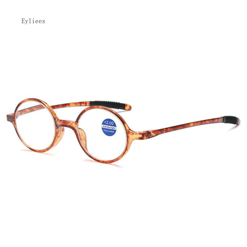 Classical Retro Round Frame Reading Glasses, Flexible Pocket Reader, Presbyopia Glasses, +1.0 To +3.5 Gafas De Lectura Hombre