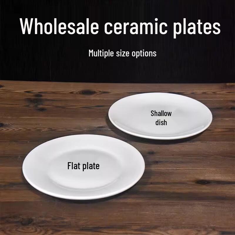 

SMVP Round Ceramic Dinner Plates