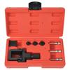 8 Piece Motorcycle Chain Splitting and Riveting Tool Set