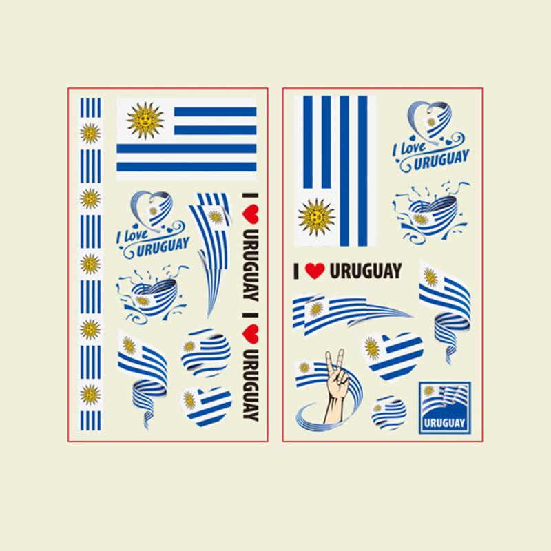 Neu! 10 Stück Katar WM Flagge Tattoo Aufkleber Premium Wasserdicht Temporärer Aufkleber für Fußballparty