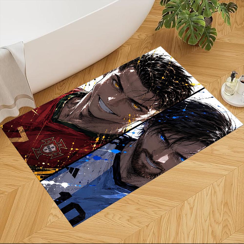 Cristiano Ronaldo Floor Rug Office Rug Perfect for Hallway Playrooms Study room Dining Room Anti-slip Rug Decorate Offices