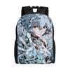 Zaino Neon Genesis Evangelion EVA Borsa Ita Ayanami Rei Mochila Quotidiano Scuola Superiore Robusto Zaino a Spalla