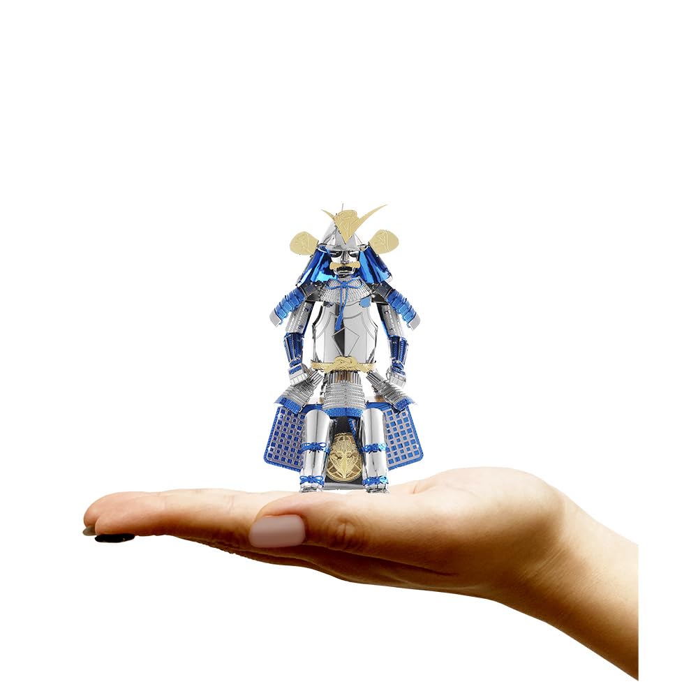Tenyo Metallic Nano Puzzle Multicolor Kenshin Uesugi Armor Stainless No Glue Laser Craft 3D Warrior Armor Series (T-ME-007M), Steel, Required, 0.2m