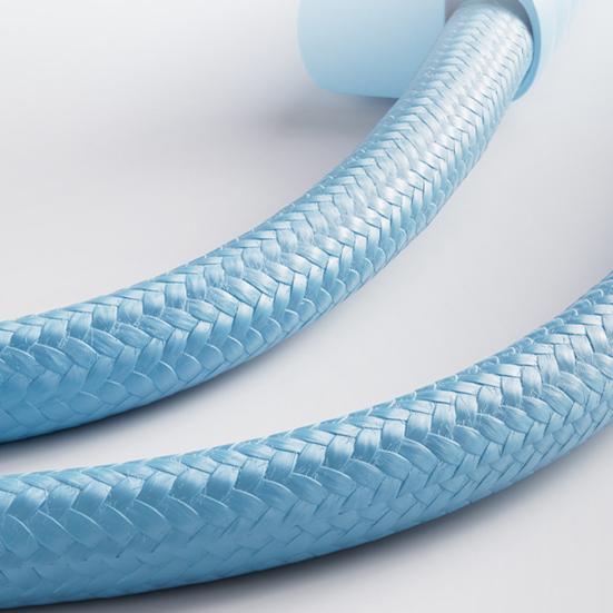 Double-ended P Chain Dog Leash Non-Slip Handle High-Density Nylon Braided Rope Adjustable Length Y-Shaped Pet Leash