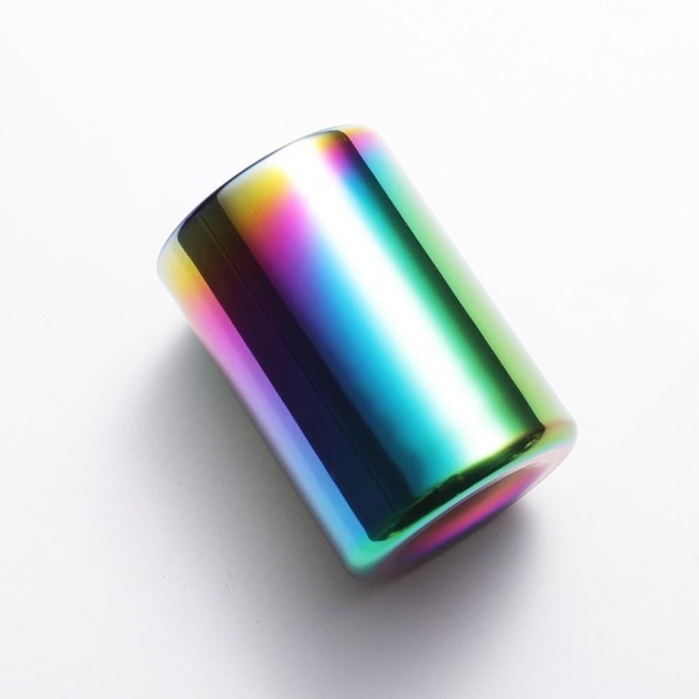 Cylinder Fruit Fork Holder Stainless Steel Mini Metal Box Toothpick Jar Holder Dining Table