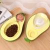 Avocado Shape Pet Feeding Water Bowl Multi-functional Dog Food Container  For Dogs and Cats