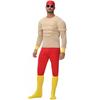 Halloween Adult Muscle Costume Fake Abs Cosplay Outfit Men Party Role Play
