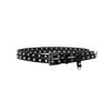 Double Layer Eyelet Belt Black