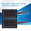 3 Wire DC Digital Display Voltmeter Display 0.56 Inch LED Digital External Display Module DC 099.9V(Blue Red )