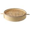 Le Chu He Li Handwoven Full Bamboo Steamer for Firewood Stove