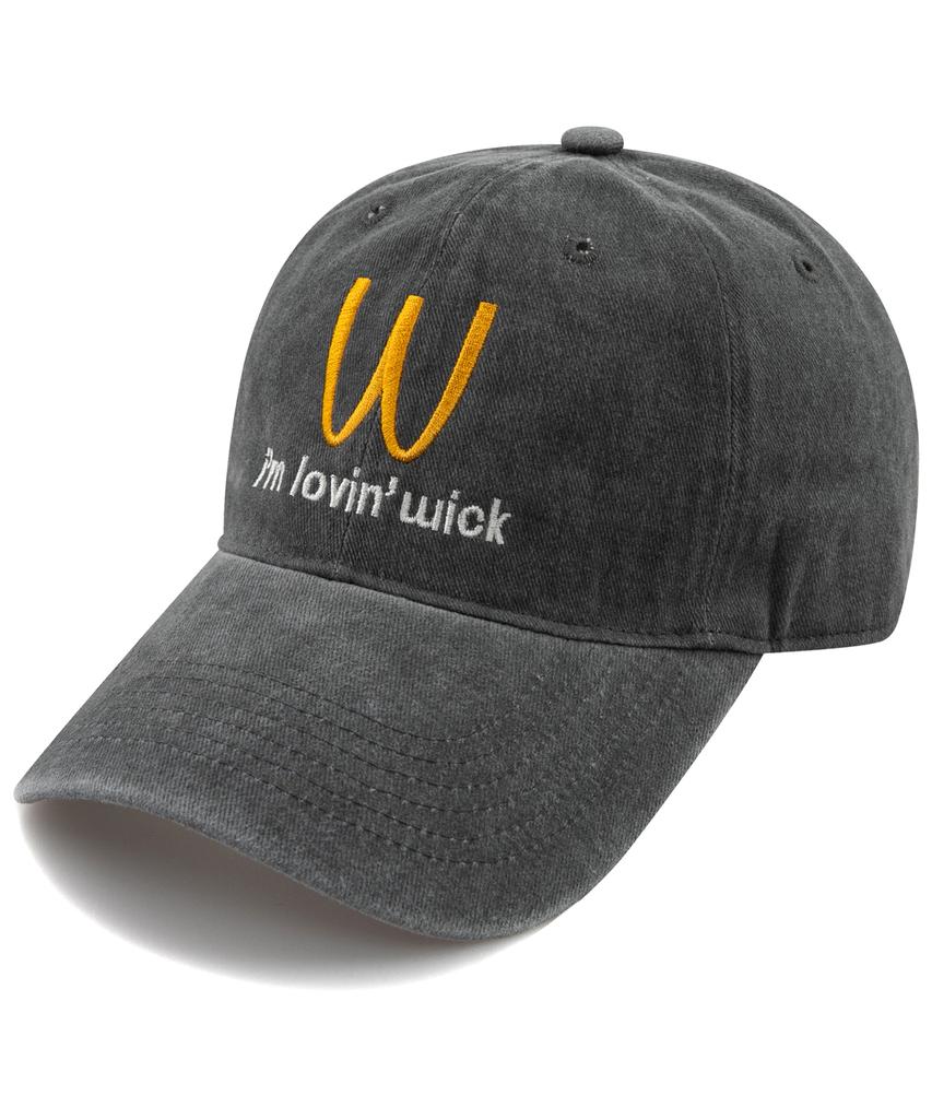 Wig Im Lovin Stonewashed Ball Cap - Grey