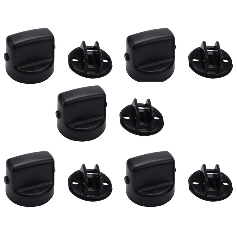 5X Ignition Start Switch Knob Cap & Insert For Mitsubishi Keyless Lancer Outlander 4408A167 4408A031 NONE чёрный