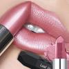 Perlmutt Lippenstift Langanhaltend Wasserdicht Rosa Rosig Metallisch Diamant Lippenstift Erstellen Seidiges Charmantes Volles Kräftiges Lippen Make-up