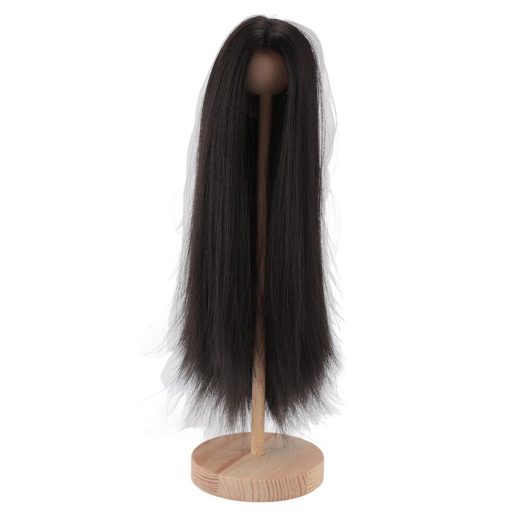 Soft Ball Jointed Doll Wig Trimmable 1/4 Doll Wig Doll Accessories Doll Wig Playing Use