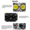Owl Motorcycle Lights IP67 Waterproof Driving Light Owl Spotlight 6000LM Motorcycle Fog Lights High And Low Beam Headlight For