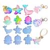 3D Marine Animals Quicksand Silicone Mold Resin Shaker Mold DIY Pendant Keychain Jewelry Making Tools DIY Craft Supplies