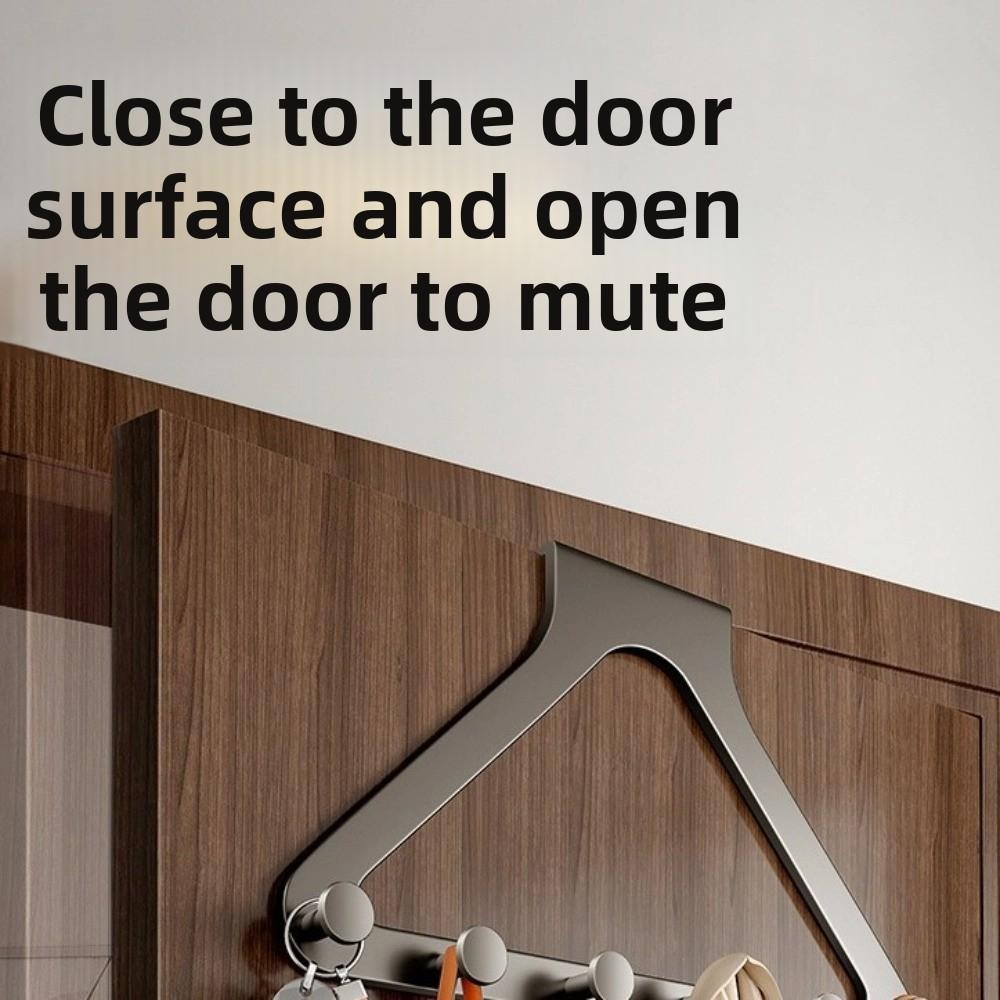 with 6 Hooks Triangle Door Hook Rustproof Clothes Coat Storage Hook Door Back Clothes Hook  Bedroom