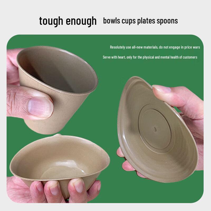 

Mo De Lan Ka Elegant Gold-Tone Disposable Cutlery 4-Piece Set