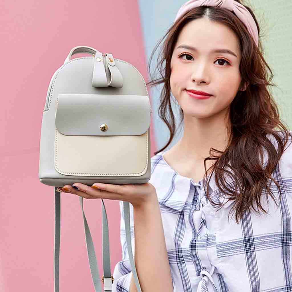 Clearance Wobuoke Fashion Lady Shoulder Small Backpack Leather Purse Mobile Phone Messenger Bag Clearance Wobuoke Fashion Lady Shoulder Small Backpack Leather Purse Mobile Phone Messenger Bag