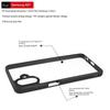 For Samsung Galaxy A07 Case For Samsung Galaxy A07 5G Anti-Shockproof TPU Transparent Black Frame Case For Samsung Galaxy A07 5G