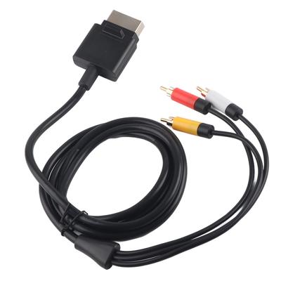 1.8M Component ABS TV Lead Cord AV Cable O Video Cord for XBOX 360 Slim