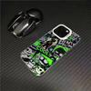 Silver Dual-Layer IMD Phone Case for Apple 14/13/15Pro/16ProMax