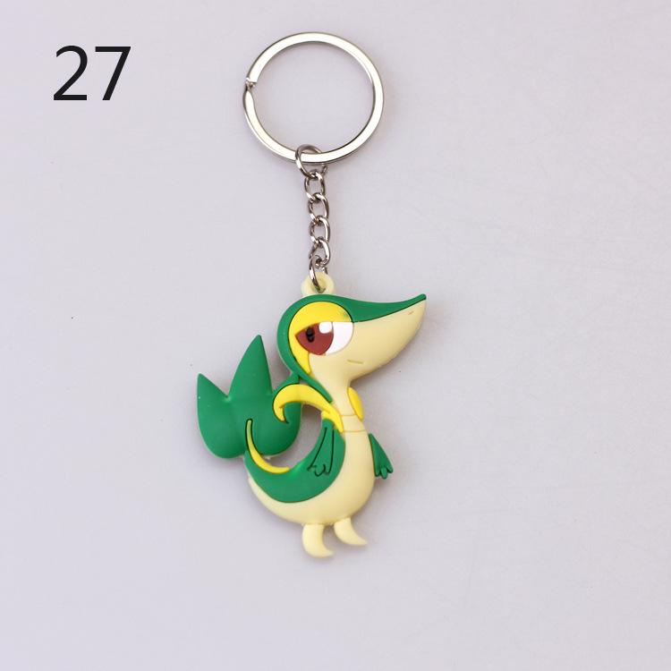 Pokemon Keychain: Pikachu, Dragonite, Eevee Figure Pendant