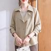 XUEXI Eleganter Damen-Herbst-Mittellanger Trenchcoat